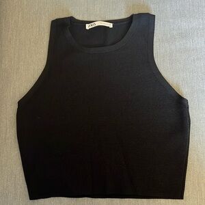 Zara knitted crop top